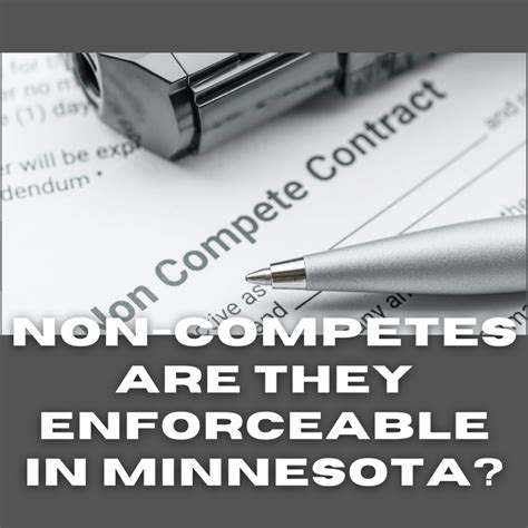 are non competes enforceable in minnesota